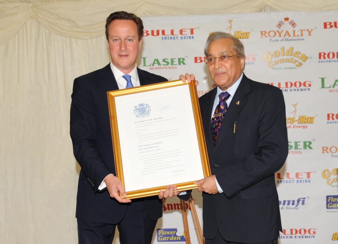 The Prime Minister of United Kingdom Presents 5th Queen’s Award to Sun Mark